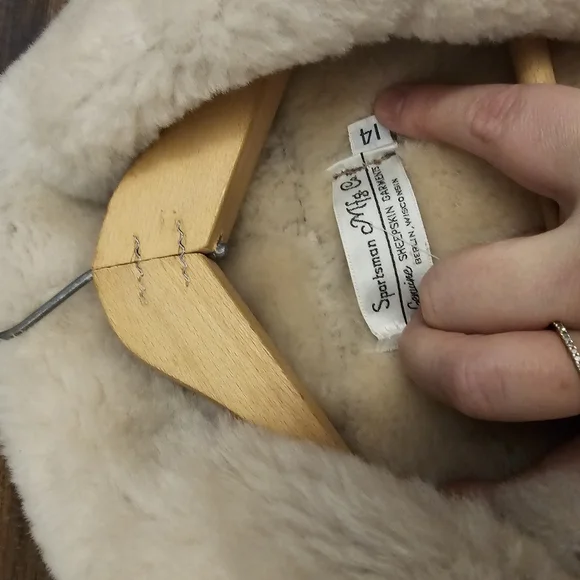 Genuine shirling vintage coat - Picture 6 of 14